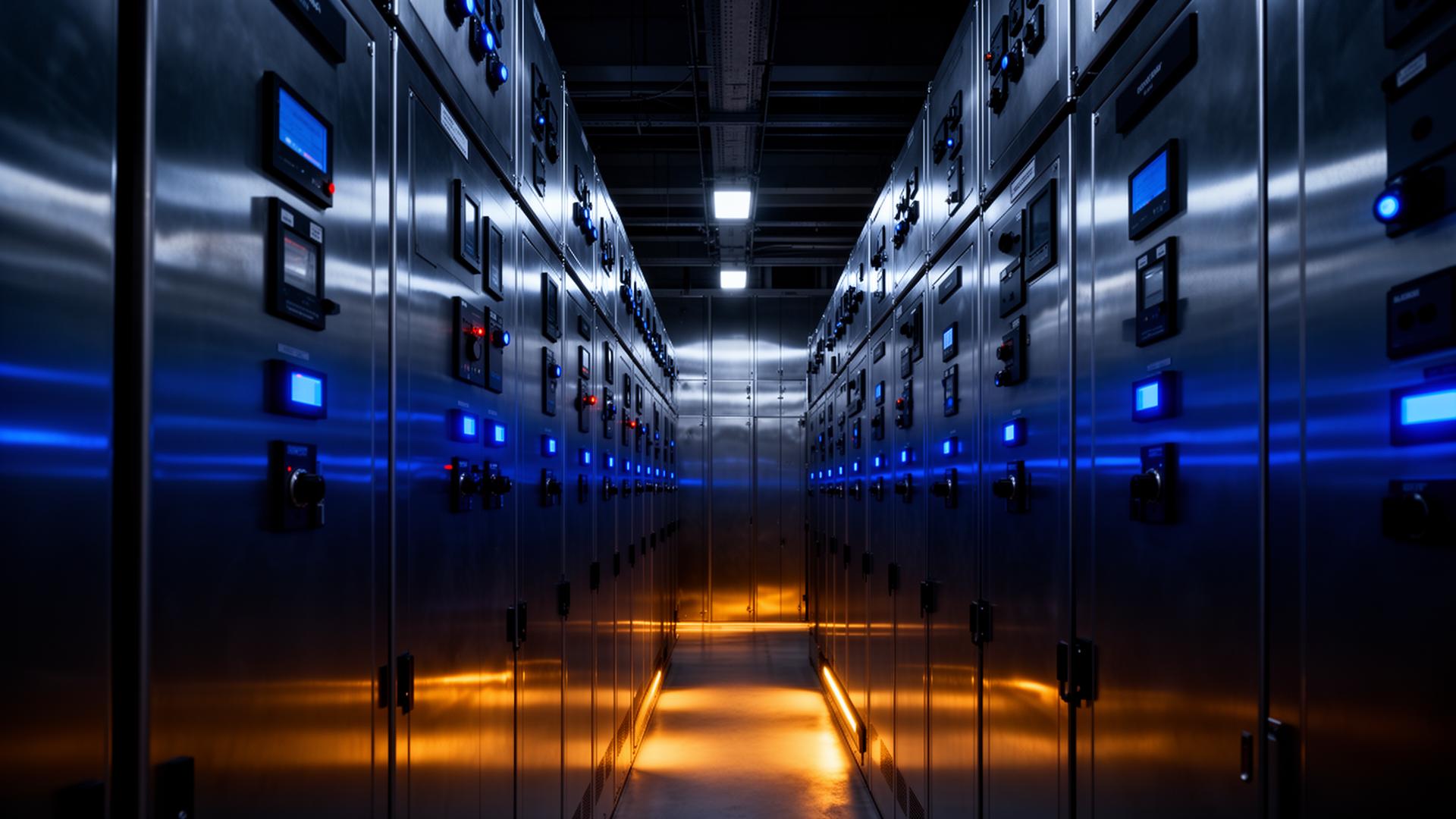 Industrial switchgear lineup